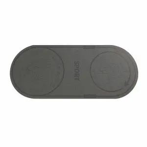 TBZ 논슬립 실내 소음방지 줄넘기 매트-그레이 가벼운운동