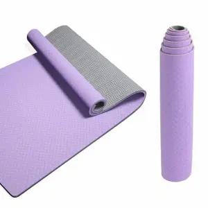 TBZ TPE 스트레칭 6mm 퍼플 요가매트 대형요가매트