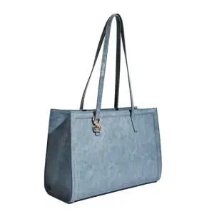 여성 빅 숄더백 핸드백 정장 사각 스퀘어 블루