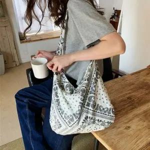 숄더 장바구니 데일리백 면 데일리 여성 가벼운 화이트 가방 천