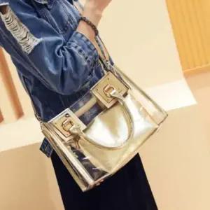 투명 숄더크로스백 여성 파우치 비치가방 크로스백