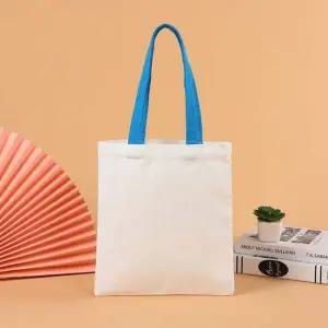 컬러 커스텀 무지 에코백 만들기 캔버스 보조 천가방