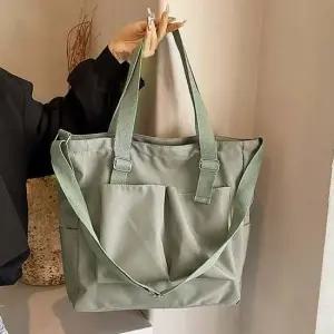 여성 데일리 대학생 직장인 숄더 백 가방 라이트그린