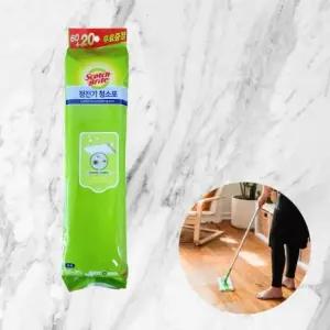 [SBD] 80매 걸레 부직포청소포 3M 부직포정전기청소포 대형