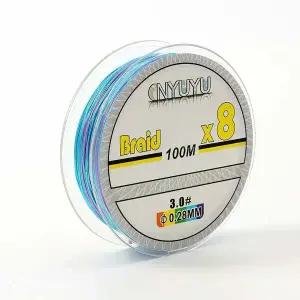스트롱 8합사 낚싯줄 3호 100m PE 오색 합사줄