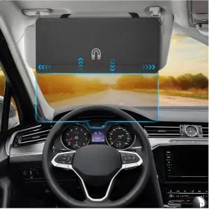 편광 자동차 선바이저 익스텐더 업그레이드 UV400 선 블로커 차량용 햇빛 차단 선글라스 액세서리