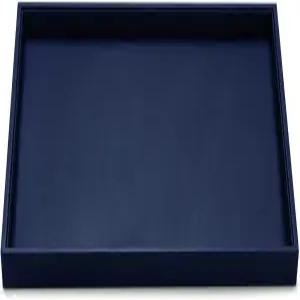 엘레강트 블루 주얼리 적층 트레이 반지 귀걸이 목걸이 서랍 정리함 고급 벨벳 안감 액세서리 수납함