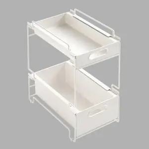 [하프클럽/셀러허브]위즈홈 안스틱 2단 다용도 수납칸