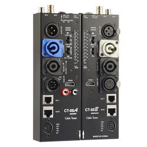 MFL 분리 가능한 고급 케이블 테스터 라인 오디오 유출 분리형 체커 LED 표시등이 있는 파인더 10방향 스위치 와이어 트래커 별도 작업 모드 직사각형