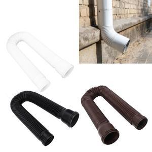 배수 Downspout Extender Rain Gutter Extension 플렉시블 PE 확장 가능 야외 빌라 라운드 용 익스텐더