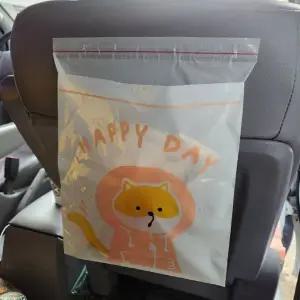 [하프클럽/]조수석휴지통 쓰레기통 차량용 부착식 휴지통