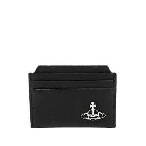 [비비안웨스트우드] 오브 플라크 슬림 카드 홀더 블랙 5403000BUL001N N401