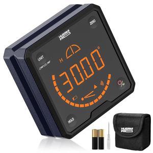 건설 목공 기계용 베벨 게이지 각도계를 위한 그루브 마그네틱 베이스 백라이트 LCD 각도 전자 테이블 톱을 갖춘 휴파 프로 디지털 각도계 레벨