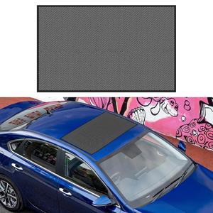 랜즈미안 마그네틱 자동차 선루프 선쉐이드, 스카이라이트 모기장, 통기성 지붕 커버 SUV, RV, 캠핑, 문루프 자외선 차단(39.4