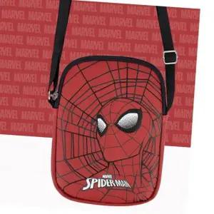 아동핸드폰가방 TBZ 스파이더맨 베이스 코팅 방수 핸드폰가방 MV0620