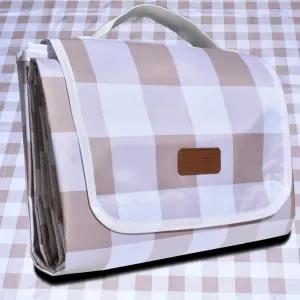 올펑 80 x60 방수 모래 방지 피크닉 매트 - 해변 공원 여행 및 실내용 휴대용 접이식 야외 담요 경량