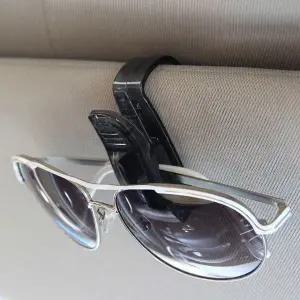 [하프클럽/]안경 차량안경걸이 거치대  수납함 블랙