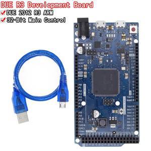호환 DUE R3 보드 SAM3X8E 32비트 ARM Cortex-M3 / Mega2560 Duemilanove 2013 Arduino 용 케이블 포함