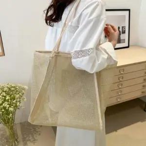 여름 여행가방 그물 망사 비치백 네트백 가방 숄더백