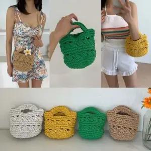 여름 토트 니트 썸머뜨개크로스백 귀여운 가방 여성