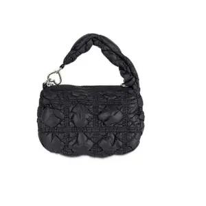 여성 크로스 구름 미니 퀼팅백 체인줄 가방 블랙