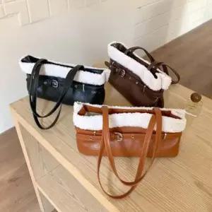 클래식 스퀘어 토트백 벨트포인트 크로스겸용 데일리 가방