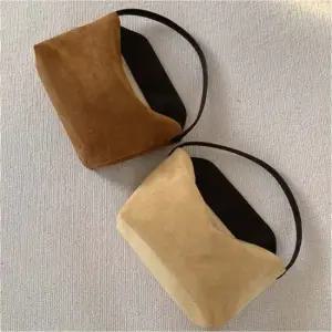 여성 스웨이드 미니 토트백 숄더 겸용 크로스 프렌치무드