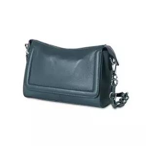 체인줄 숄더백 스티치 심플 스퀘어 가방 라이트그린