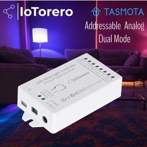 IoTorero Tasmota PWM RGBCCT 및 주소 지정 가능 Dul 모드 스트립 컨트롤러는 홈 어시스턴트와 함께 작동합