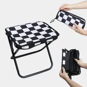 접이식 의자 캠핑 1.1파운드 경량 휴대용 발 하중 300파운드 - 10.5인치 낚시 하이킹 가드닝 비치 바비큐