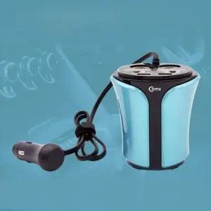 [하프클럽/]멀티 충전코드 시거잭 USB  전압체크 기능 2P