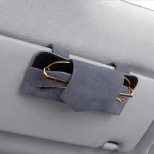 [하프클럽/]선글라스 웨스턴 차량용 스웨이드 선바이저