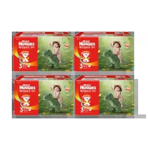 하기스 2026 매직컴포트 팬티형 공용 3단계 54매X4팩