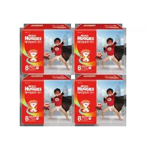 하기스 2026 매직컴포트 팬티형 공용 8단계 27매X4팩