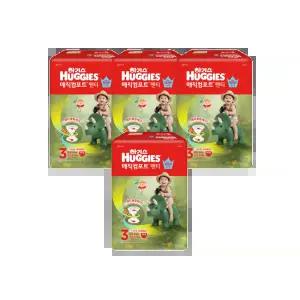 하기스 2026 매직컴포트 팬티형 남아용 3단계 64매X4팩