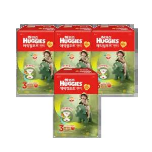 하기스 2026 매직컴포트 팬티형 여아용 3단계 64매X4팩