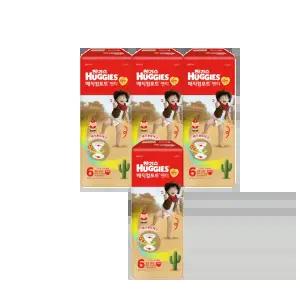 하기스 2026 매직컴포트 팬티형 여아용 6단계 38매X4팩