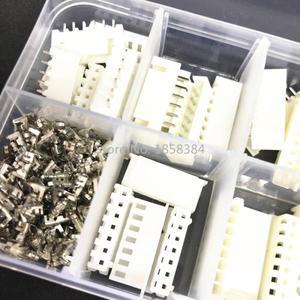 JST 커넥터 와이어 어댑터 XH 키트 XH2.54 6p 7p 8p 9 핀 10 2.54mm 피치 터미널 하우징 헤더 250개