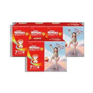 하기스 2026 매직컴포트 팬티형 여아용 7단계 32매X4팩