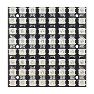 WS2812 LED 모듈 8x8 5V 5050 RGB 풀 컬러 드라이버개발 보드 64비트 비드