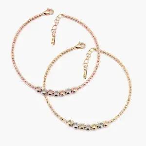 14k 컷팅볼 텐션 팔찌