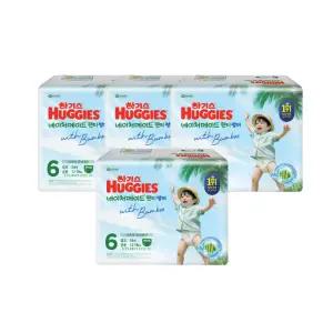 하기스 2026 네이처메이드 썸머 팬티형 공용 6단계 34매X4팩