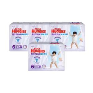 하기스 2026 맥스드라이 에어 팬티형 공용 6단계 33매x4팩