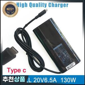 델정밀 5470 워크스테이션 충전기 PSU용  C타입 AC 전원 어댑터 20V 6.5A 130W