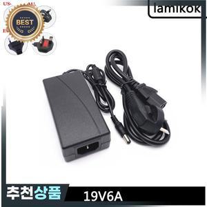 DC 전원 공급 장치 19V 6A 어댑터 충전기 5A 5.5A  통신