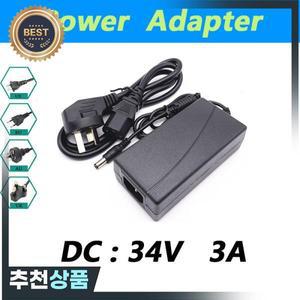 데스크탑 LED 링 필 라이트 앵커 카메라 장비 전원 공급 장치 DC 34V 3A 어댑터 102W EU 플러그 미국 플러