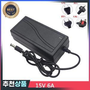 IMAX B6 전기  노트북 LED 스피커에 대 한 DC 충전기에 15V 6A 전원 공급 장치 어댑터 AC 100V-240V