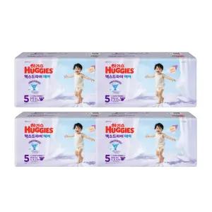 하기스 2026 맥스드라이 에어 밴드형 공용 5단계 44매x4팩