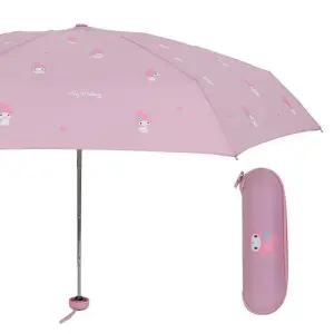 [오키즈]마이멜로디 5단 수동우산-캡슐케이스 50012 (S0164)