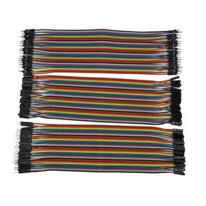 아두이노 전자 DIY 듀폰 케이블 여성-여성 수-수 M-F 1p-1p 점퍼 와이어 20cm Pi5 4 3 B +